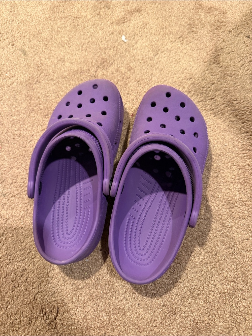 Purple size 6 women’s crocs